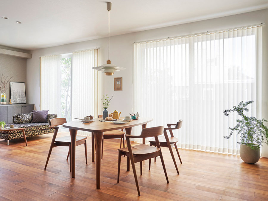 ラインドレープ ペアアンサンブル フィラレ遮熱(ホワイト)