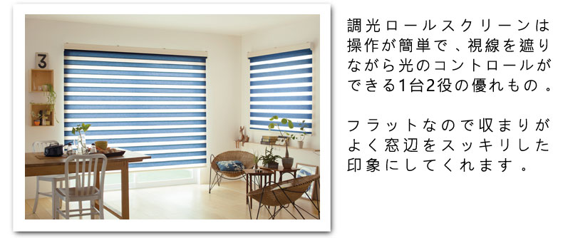 調光ロールスクリーンについて