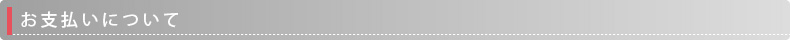 お支払について