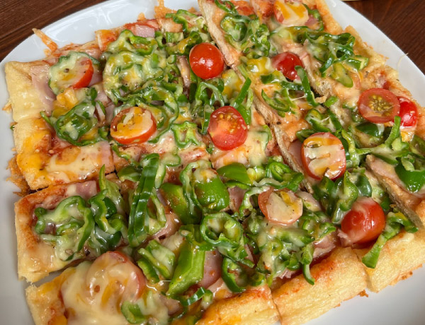 お揚げのピザレシピ