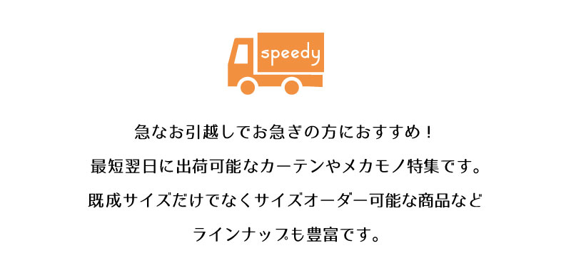 スピード出荷特集