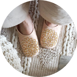 ●ヤギ革のバブーシュ