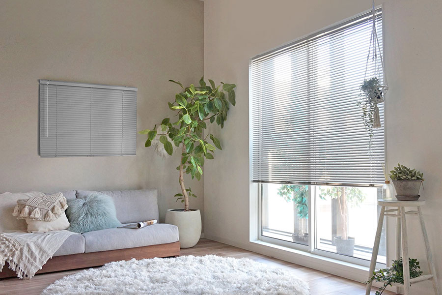 省エネ効果のある遮熱スラット(色:ヒートソバ)