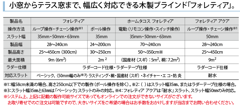 幅広いサイズにも対応