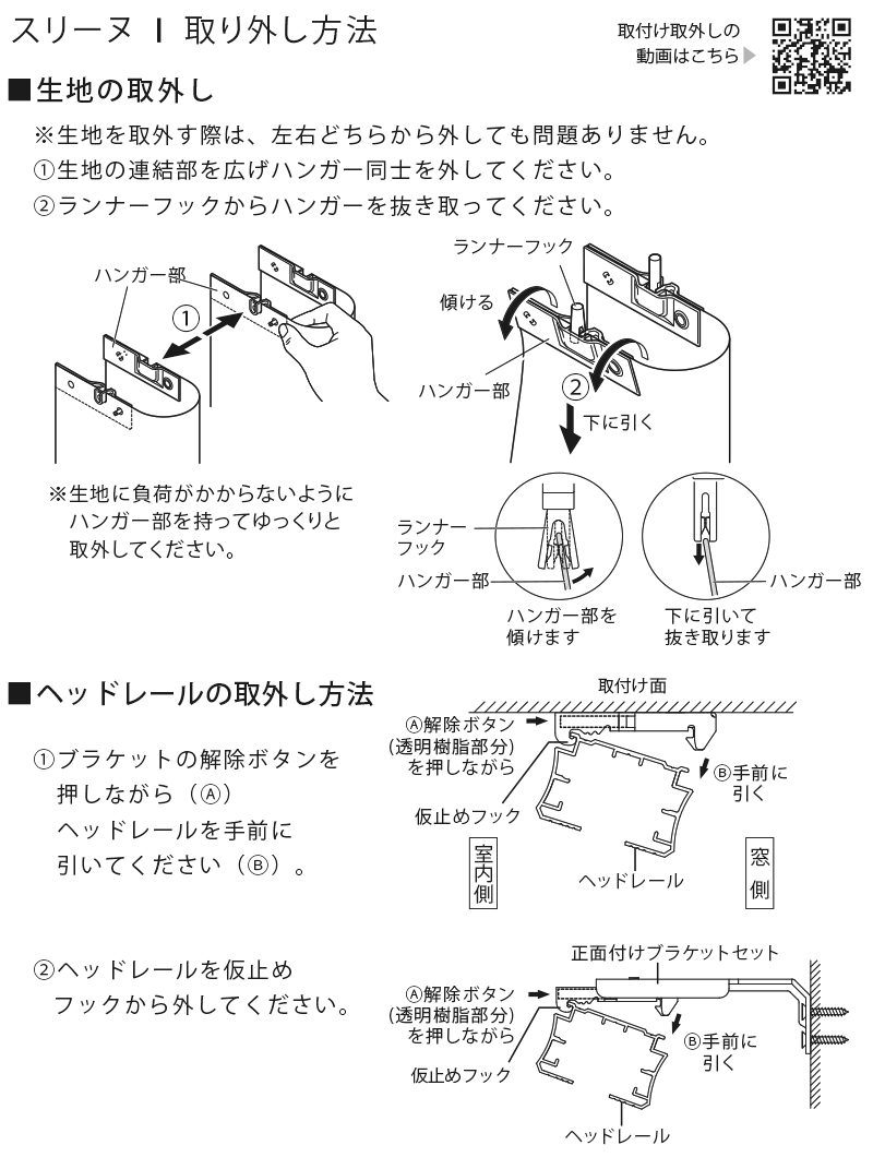 取り外し方法