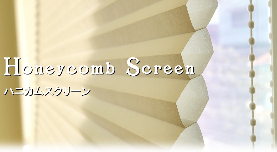 横長窓・ハニカムスクリーン