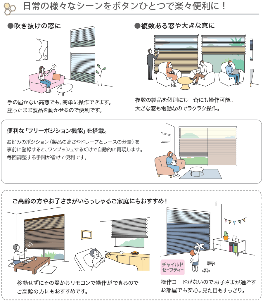 様々なシーンで便利に使えます