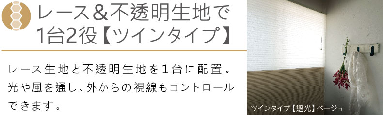 １台２役のツインタイプ