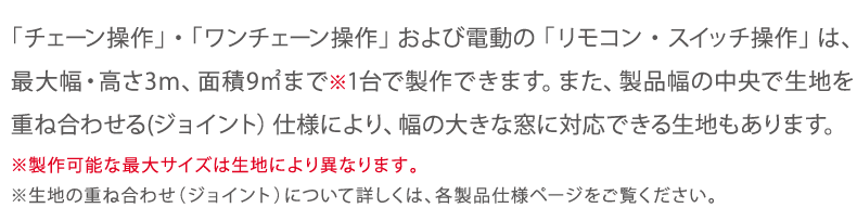 幅広生地が拡大！大きな窓にもお勧め