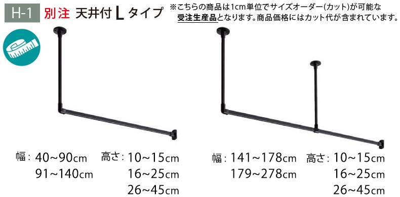 ＜別注＞天井付Ｌタイプ