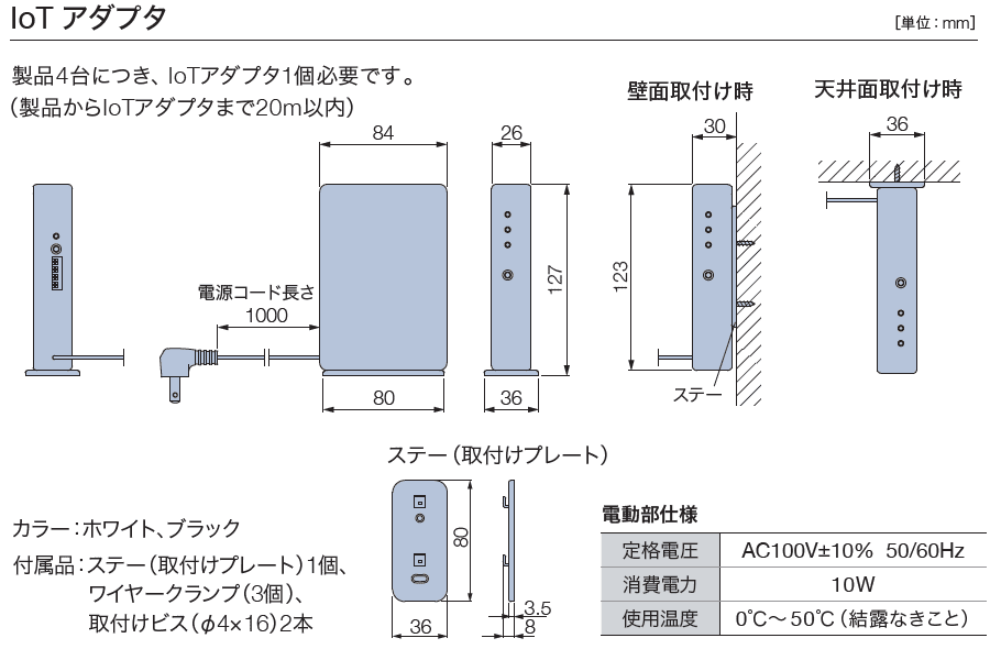 スマホ接続に必須の「IoTアダプター」