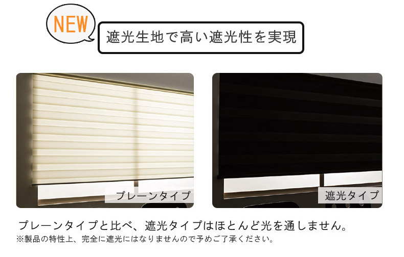 高い遮光性の実現