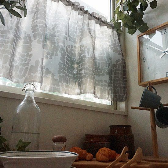 100サイズ・サイズオーダー可能！カーテン生地で作れるカフェカーテン