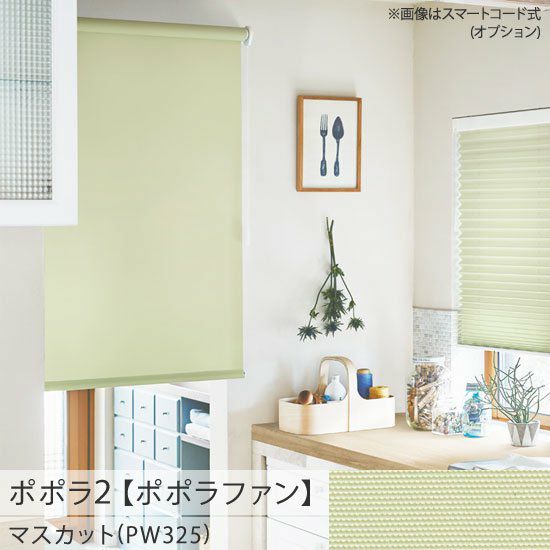 お手頃価格の日本製ロールスクリーン＜ポポラ2＞ | 30色から選べる
