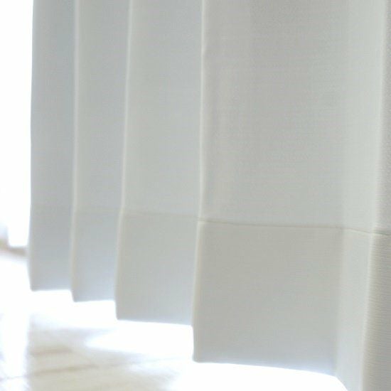 防炎・防汚・2級遮光・白くて汚れにくい遮光カーテン 【ピュア