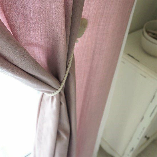 リネンライクカーテン　防炎　麻のような質感が魅力なカーテン　リゼッタ　アイボリー リネンライクカーテン】防炎・ウォッシャブル・形状記憶付き・麻のよう