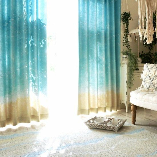 MARINE & PIER 】 海を感じるデザイン遮光シリーズ ＜モーニングビーチ