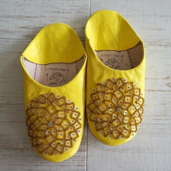 patati-patata・バブーシュ M・Lサイズ（22～26cm） ＜モロッコ
