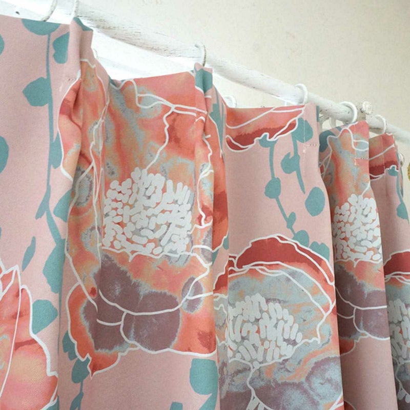 みずみずしい草花をモチーフにした2級遮光オリジナルカーテン＜メロウブロッサム＞
