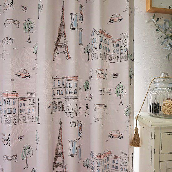 子供部屋カーテン】2級遮光・形状記憶付き・Horiuchi Eikoデザインの