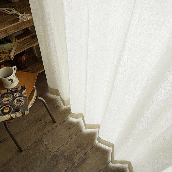 天然素材・Concept】□1.5倍ひだ 麻100％使用ナチュラルカーテン