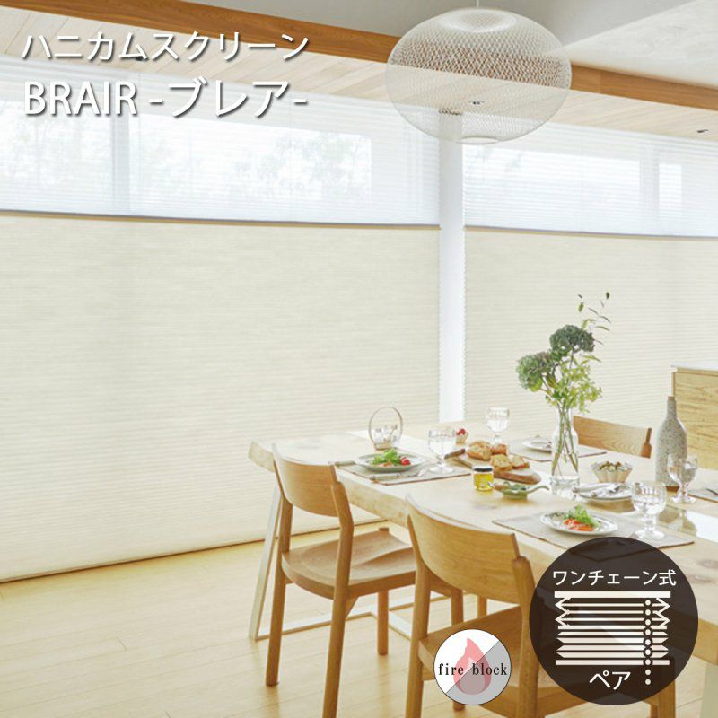 省エネで光熱費節約！ハニカムスクリーン＜ブレア メライト×エテルノ