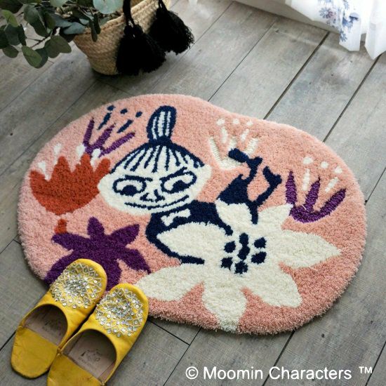 MOOMIN-ムーミン】おしゃれな玄関マット 55×75cm ＜KOBANA MAT