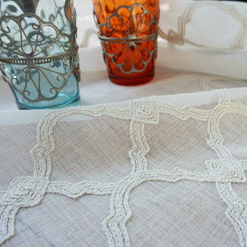 アラビック刺繍とナチュラル感が魅力のレース＜レースジャミール＞