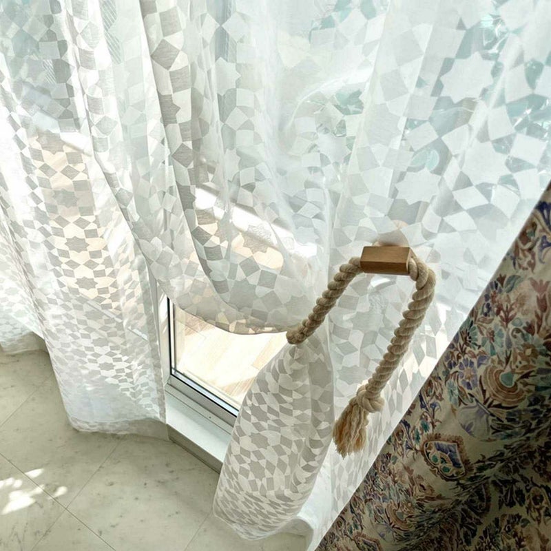 オクタグラムデザインのオパールレース＜レースナジュム ホワイト＞