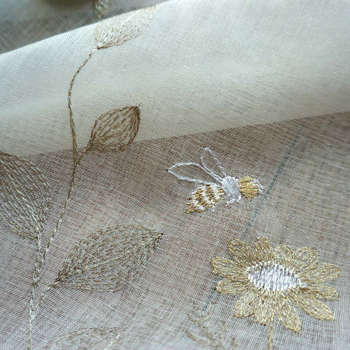 BLOOM -ブルーム- 】みずみずしい草花をモチーフにした花柄刺繍レース