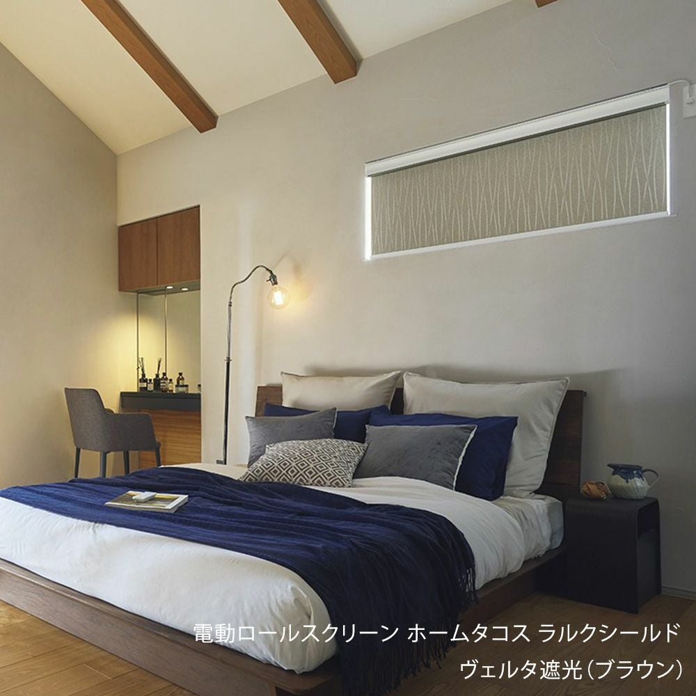 電動ロールスクリーン＜ホームタコス ラルクシールド＞【コンセント