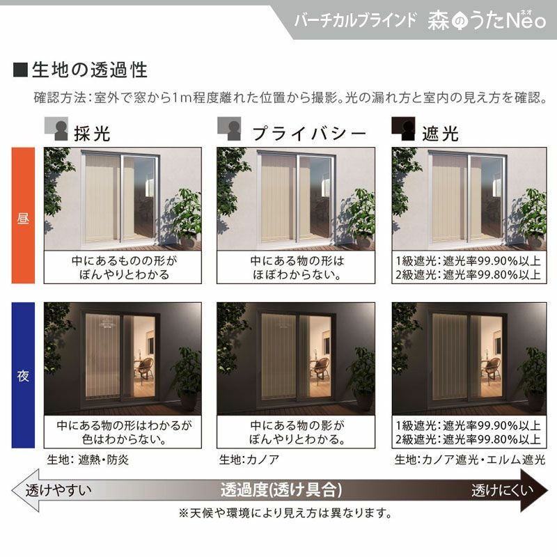 バーチカルブラインド<森のうたNeo【遮熱・ウォッシャブル】>バトン バーチカルブラインド<森のうたNeo【遮熱・ウォッシャブル】>バトン